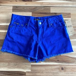 𝅺POLO Ralph Lauren Girls size 16 Denim Shorts